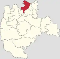 Location within Daxing District