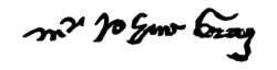 John Craig's signature