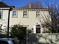 view of the back ca. 1675 section of the Capt. John Mawdsley House