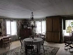 A living room.