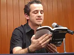 José Luís Peixoto at the Universidad Nacional Autónoma de México in 2008