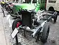 Rolling chassis of a 1948 van