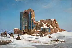 An 1872 painting of the mosque by Jules Laurens, a French tourist