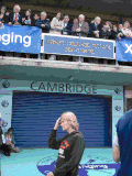 Anxious wait at the start of the 2007 Boat Race.