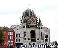 Rebuilding of synagogue, August 2018