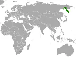 Map of range