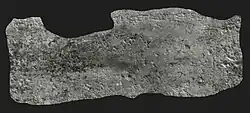 Inscription in Greek by the "son of Aristonax", 3rd century BCE, Kandahar.
