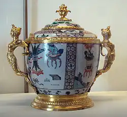 Kangxi porcelain adorned with French gilt-bronze mounts, 1710–1720