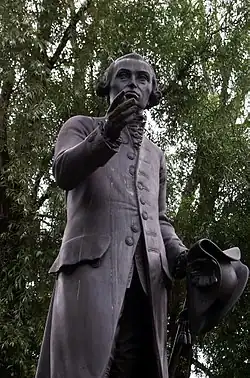 Image 17The statue of Immanuel Kant in front of the Immanuel Kant State University of Russia in Kaliningrad. The statue was made by notable sculptor Christian Daniel Rauch and unveiled in 1864. The statue was destroyed in 1945, but was remoulded in 1992 on the initiative of Marion Dönhoff.