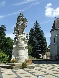 The Rococo Maria Column is one symbol of the city