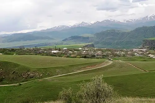Somkheti mountains and Karmir Aghek village