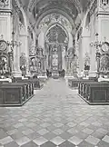 Wnętrze katedry po restauracji, około 1906