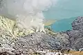 Ijen crater in Banyuwangi