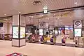 The ticket barriers in August 2021