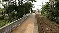 The platform looking south toward Tokawa in October 2015