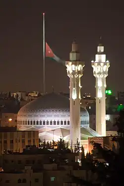 The mosque at night
