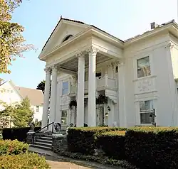 The Knox Mansion was built in 1889 by Knox gelatin magnate Charles Knox. It is listed on the National Register of Historic Places (NRHP)