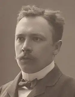 Black and white photograph of Knut Stjerna