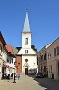 Calvinist Church during reconstruction
