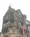 A portion of what remains of Tagore Castle