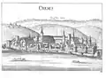 Krems an der Donau, Lower Austria by Georg Mätthaus Vischer in 1672