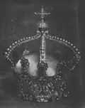 Empress Crown, wooden model, 1872