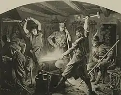 The Beating of Scythes, 1863