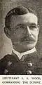 Wood as a lieutenant while in command of the torpedo boat USS Du Pont, 1897–1898