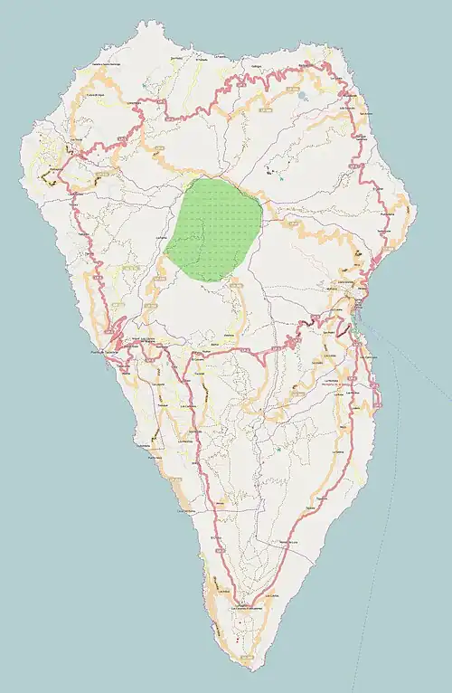 Todoque is located in La Palma