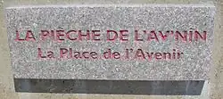 Bilingual sign in Jèrriais and French