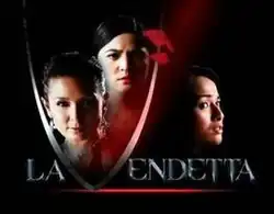 An image of Jean Garcia, Sunshine Dizon and Jennylyn Mercado, over a black background. The series title is displayed on the lower side of the image.