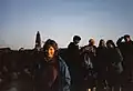 Members of the Scottish Wildlife Trust visiting Lady Isle in 1993.