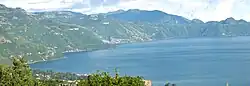 View of Lake Atitlan from San Marcos La Laguna