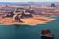 Padres Butte in lower right corner