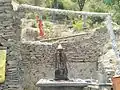 Graphite Lingam at the Lakhamandal Temple