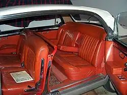 Florida I Berlina (sedan) Interior with both doors open