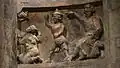 The stoning of Saint Stephen, 14th-century bas-relief