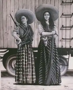 Soldaderas, women participants in the Mexican Revolution
