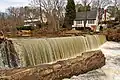 Dam across Crabtree Creek at Lassiter Mill