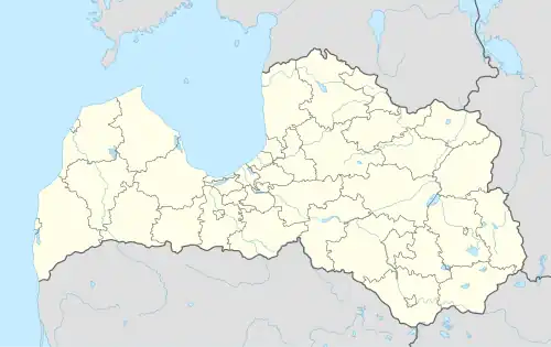 Grobiņa is located in Latvia