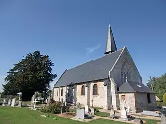 The church in Le Torpt