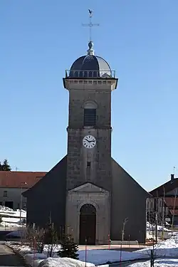 The church in Le Barboux
