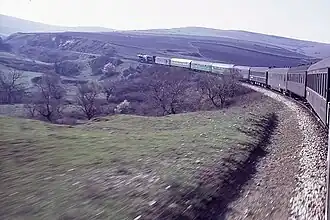 train between Pehlivanköy and Istanbul