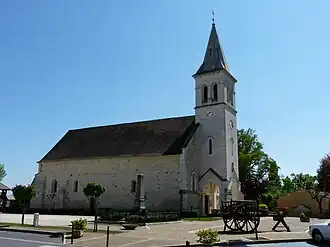 The church in Le Pizou