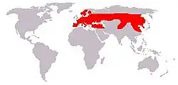 Map of range