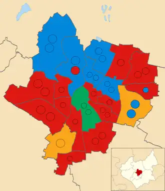 2023 results map