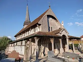 The church in Lentilles