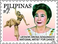 Leonor Orosa-Goquingco, National Artist of the Philippines for Dance.