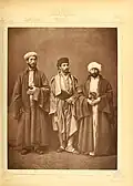 1: Hodja from Saloniki 2. Hakham Bashi of Saloniki 3. Burgher from Monastir