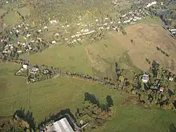 Aerial view of Dolní Podluží